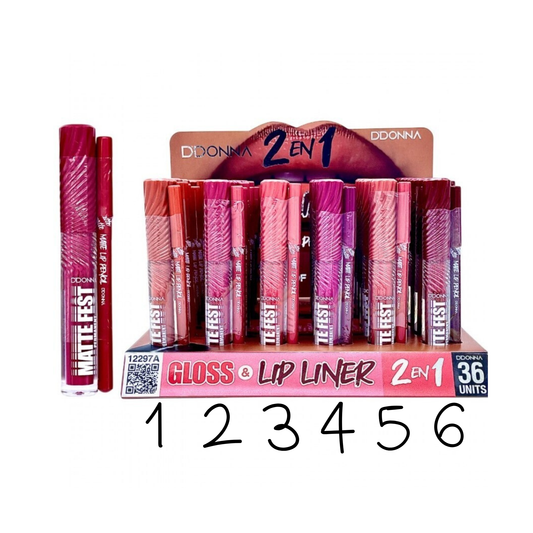 Gloss&Lip Liner - D'Donna