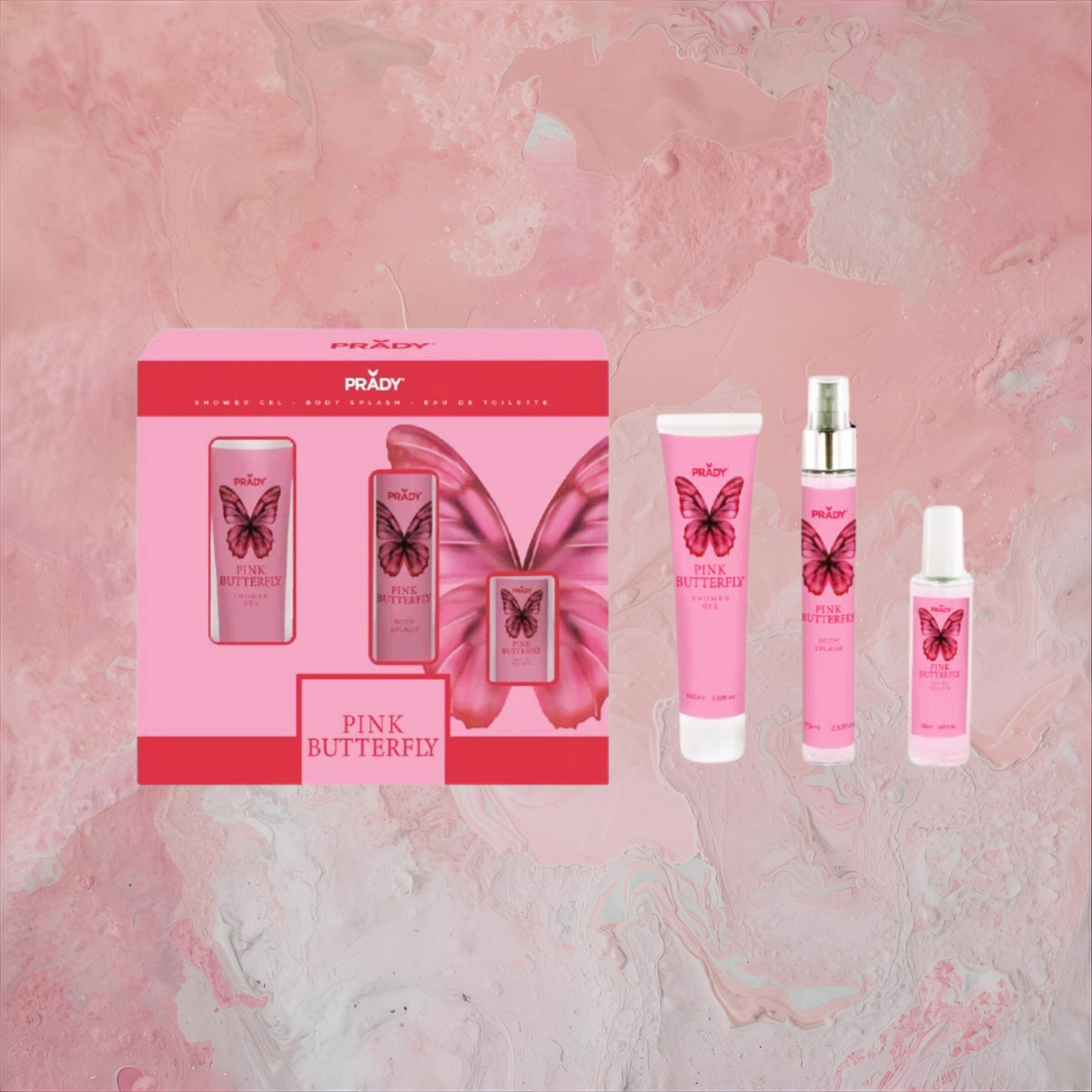Pack Pink Butterfly - Prady